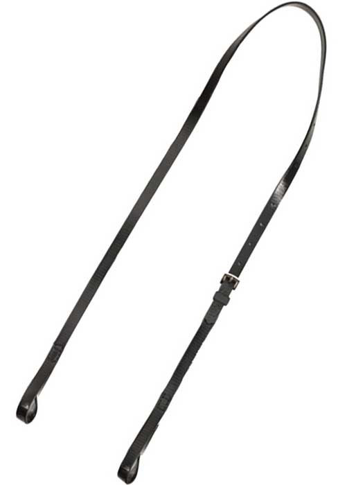 Strap For Anti-rearing Bit Pvc Black With Loop