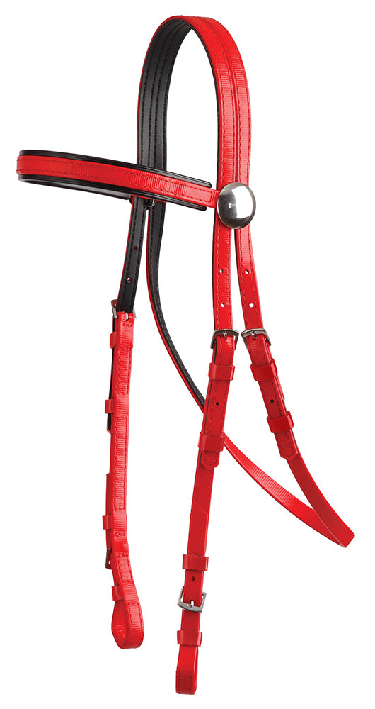 Zilco Race Bridle Red/black