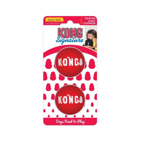 Kong Signature Balls 2pk Sml