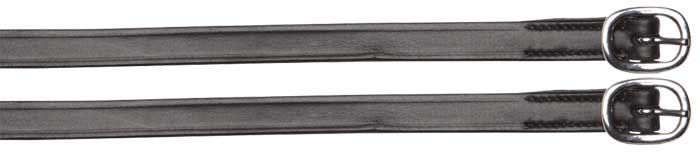 Spur Straps Oregon Plain Leather Black