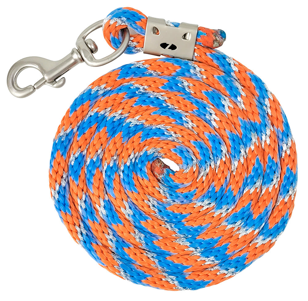Lead Rope Abstract Royal/orange