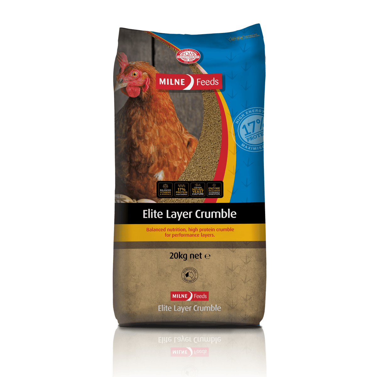 Layer Crumbles Elite Milnes 20kg