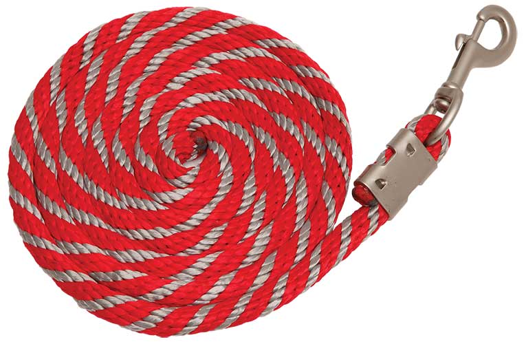 Lead Braided Red/Grey 2.5m