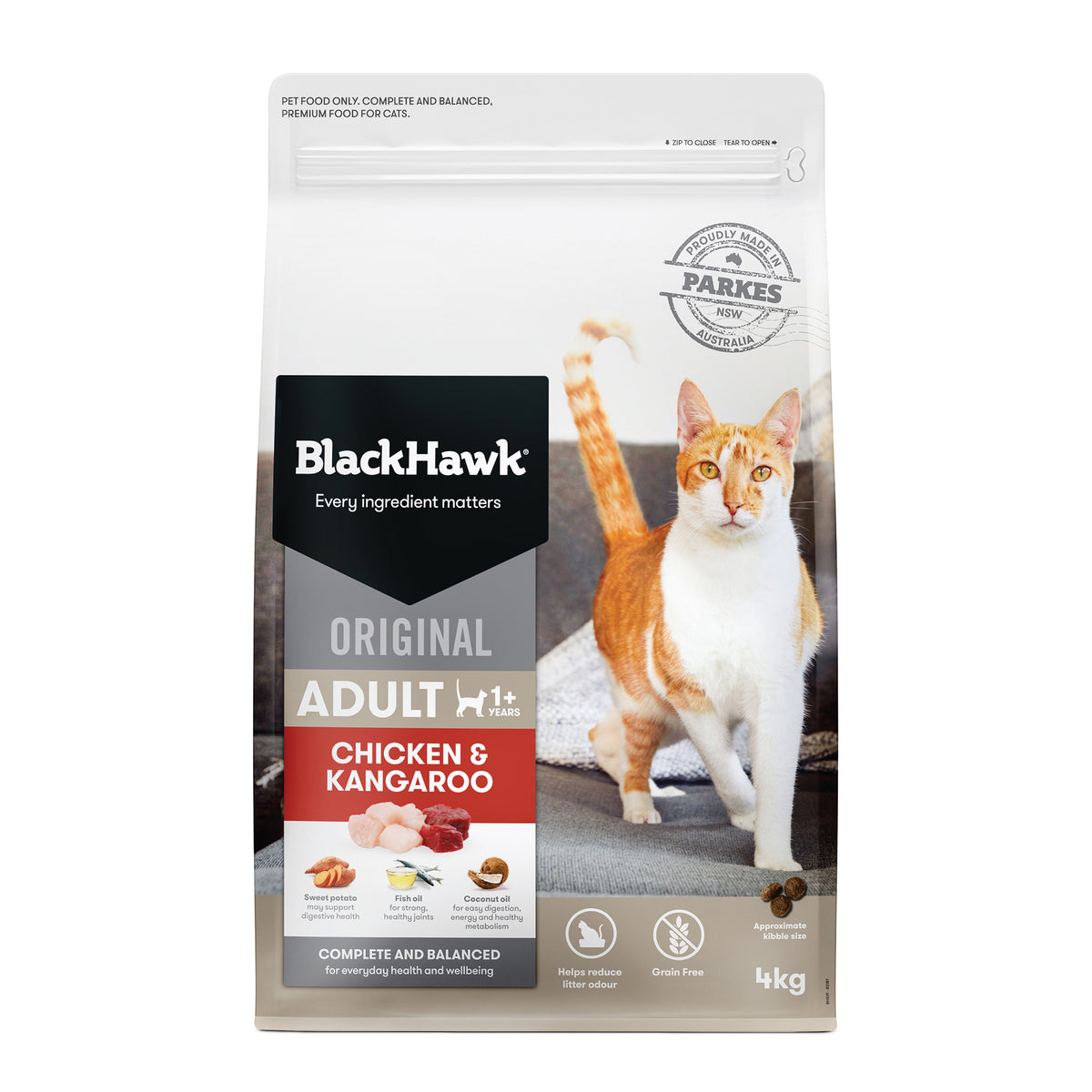 Black Hawk Cat Chicken Kangaroo 4kg