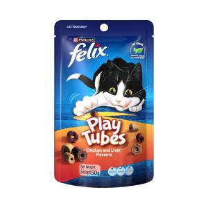 Felix Play Tubes Chicken/Liver 50g