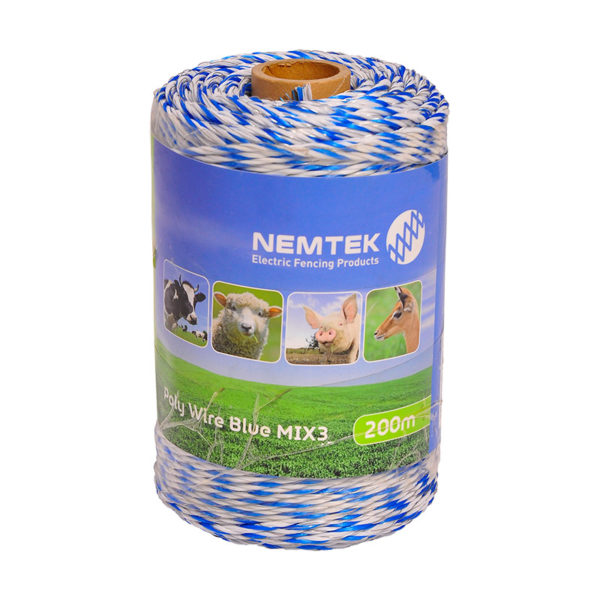 Nemtek Poli Wire Blue Mix 3 - 400m