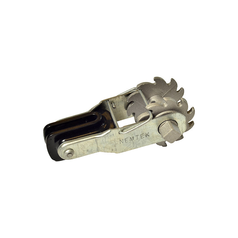 Nemtek Wire Strainer Galv Ratchet Black Plastic Insulated H/D Each