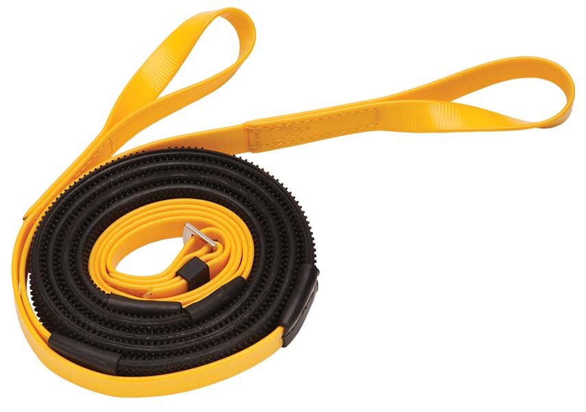 Race Reins 16mm Blk/Yellow