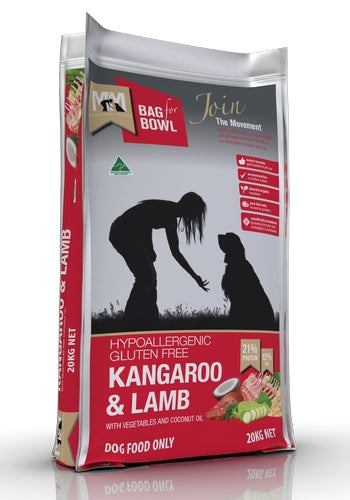 MFM Dog Kangaroo And Lamb 20kg - Red