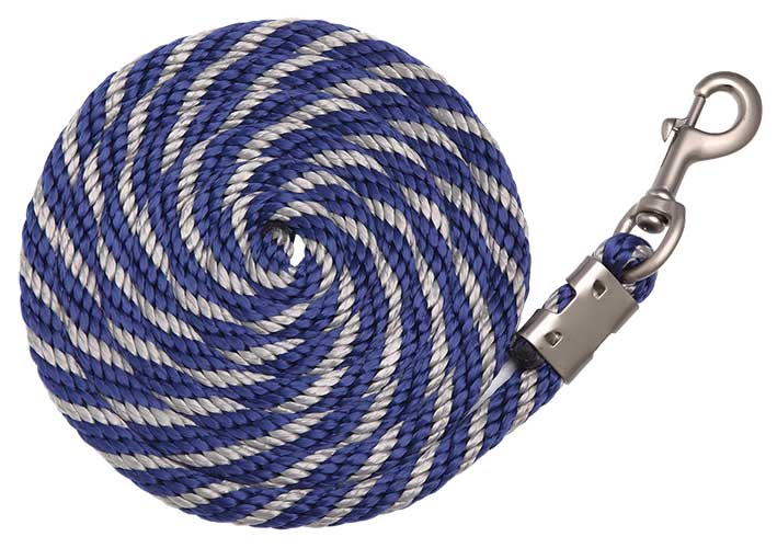 Lead Rope Striped 2.5m Blue/grey