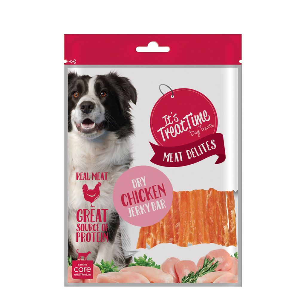 Its Treat Time Chicken Jerky Bar 250gr