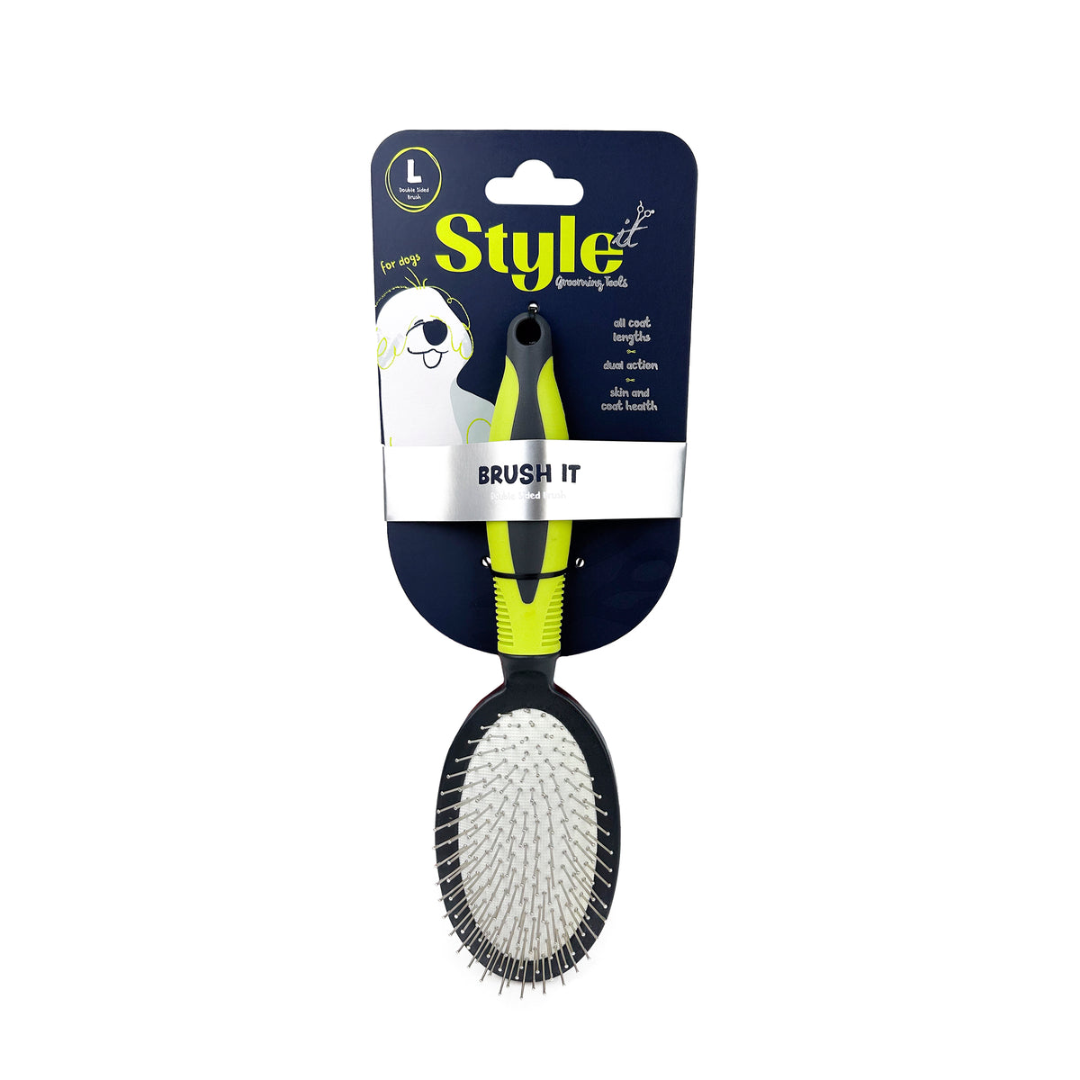 Dog Brush Styleit Double Sided Large