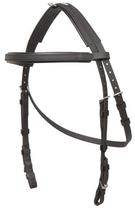 Bridle Hackamore Cob Black