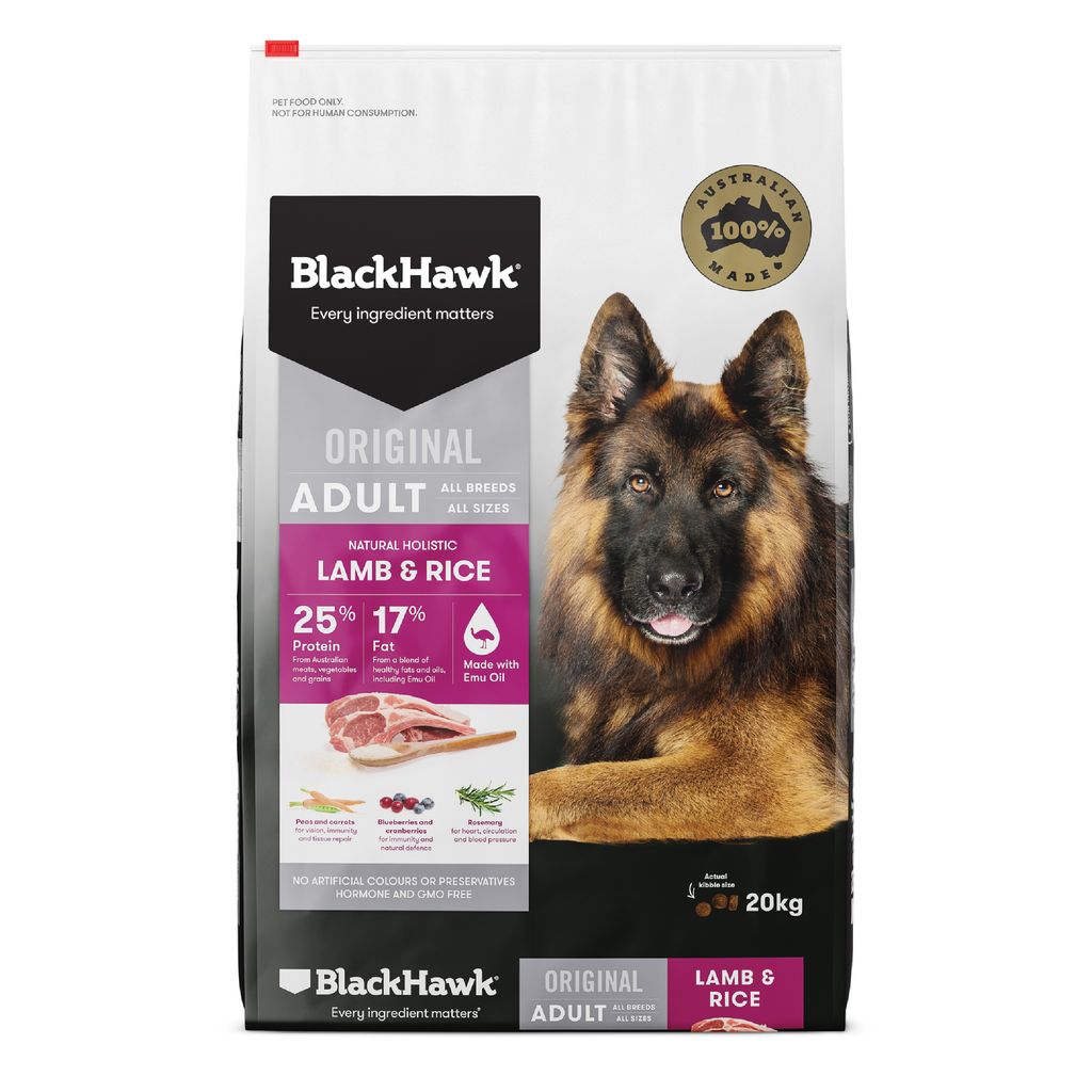 Black Hawk Dog Adult Lamb Rice 10kg