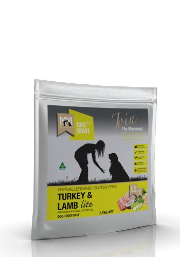 MFM Dog Turkey And Lamb Lite 2.5kg - Yellow