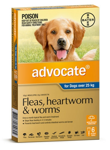 Advocate Dog Xlarge Over 25 6pk