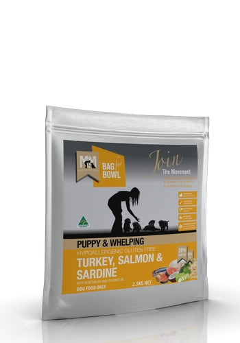 MFM Puppy Turkey And Salmon W/sardine 2.5kg - Orange