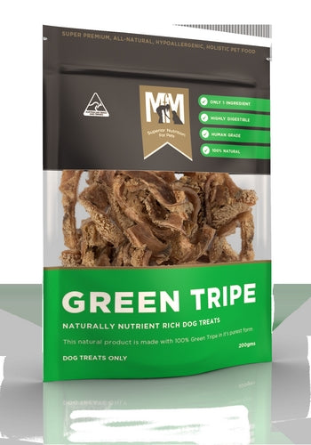 MFM Dog Natural Green Tripe Treats Cold Dried 200g