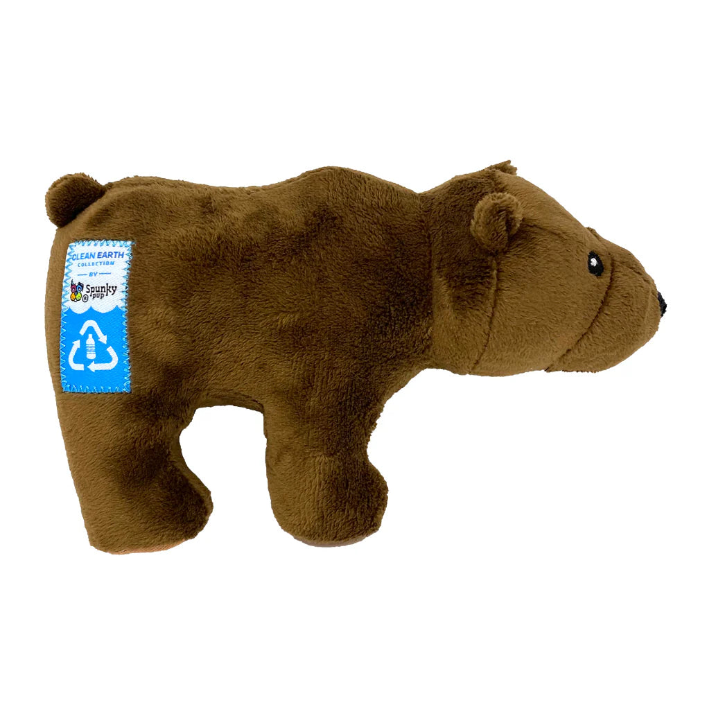 Dog Toy Clean Earth Bear Large