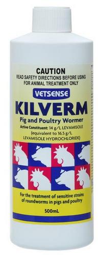 Vetsense Kilverm Pig And Poultry Wormer 500ml