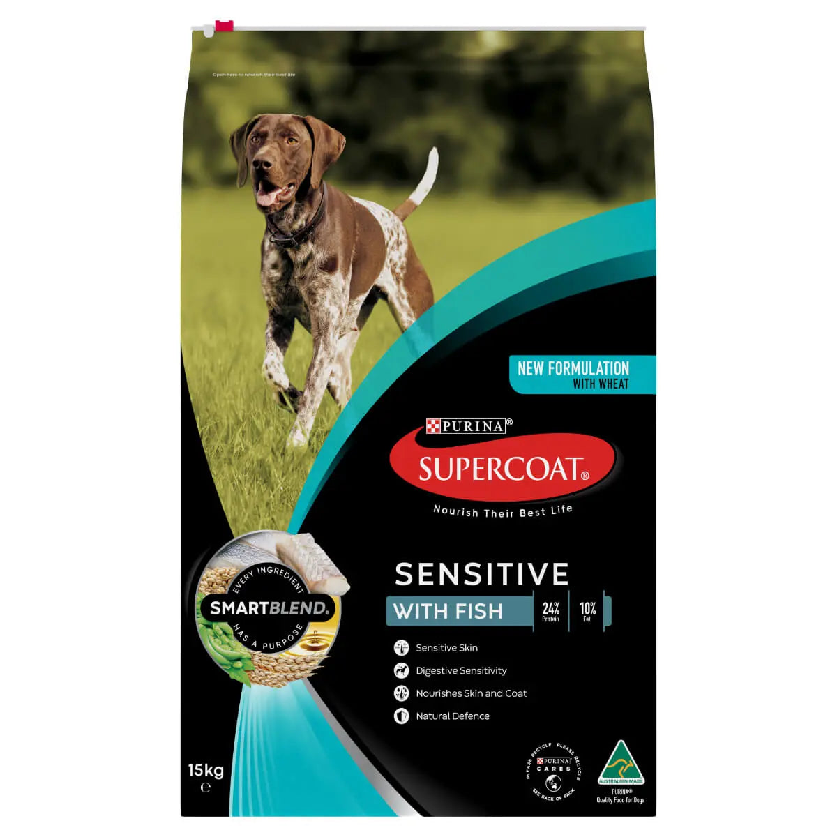Supercoat Sensitive Fish 15kg