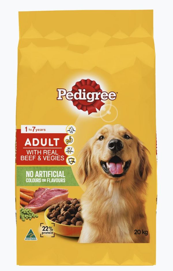Pedigree Adult - Meaty Bites - Working Dog 20kg