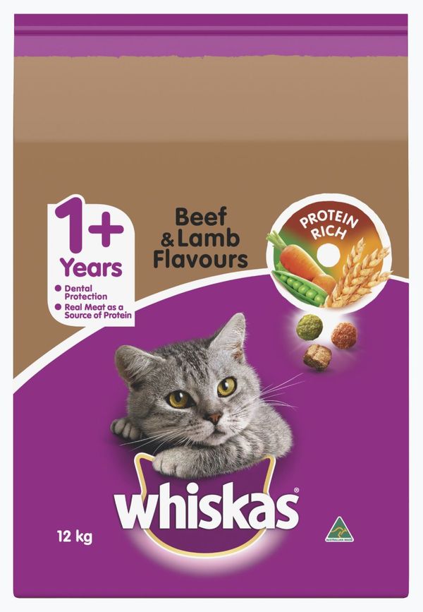Whiskas Beef/lamb 12kg