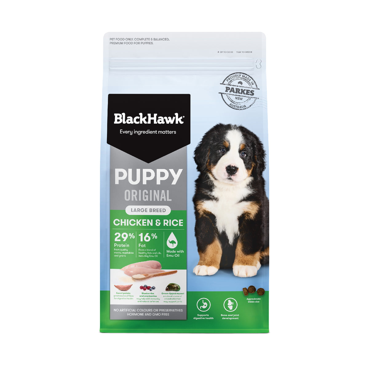 Black Hawk Puppy Large Breed Chicken Rice 10kg