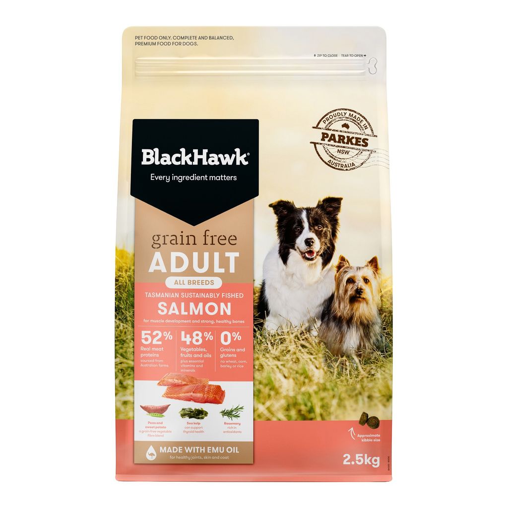 Black Hawk Grain Free Dog Salmon 15kg