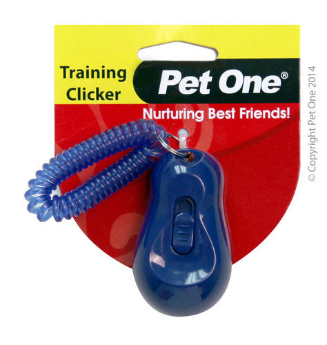Pet One Trainer Clicker Blue