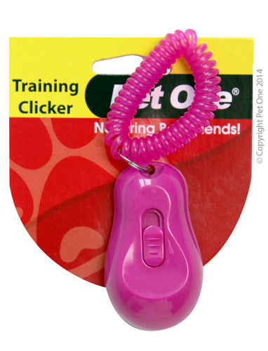 Pet One Trainer Clicker Pink