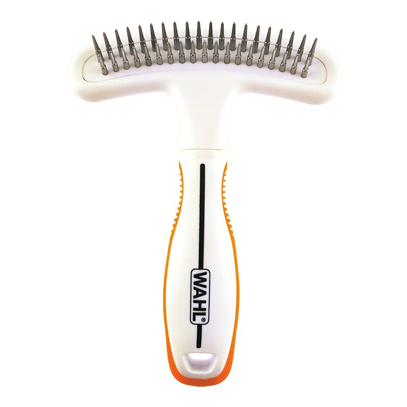WAHL 2 in 1 Rake &amp; Shedding Blade Orange/White