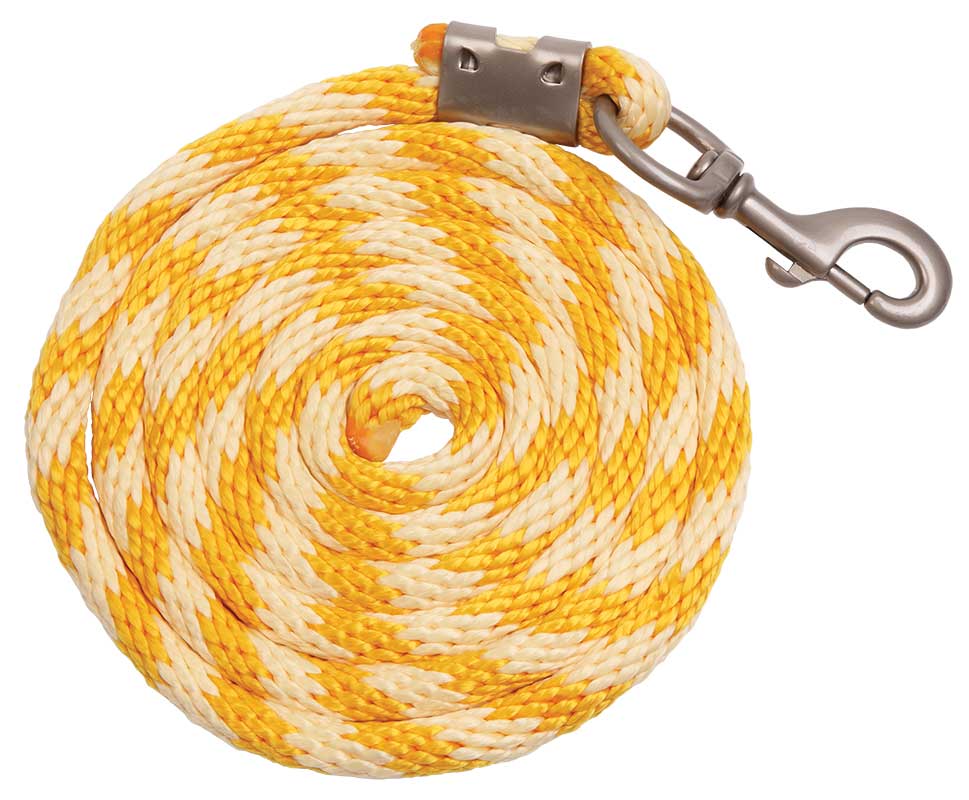 Lead Rope Braided Nylon 2 Tone Ylw/lem