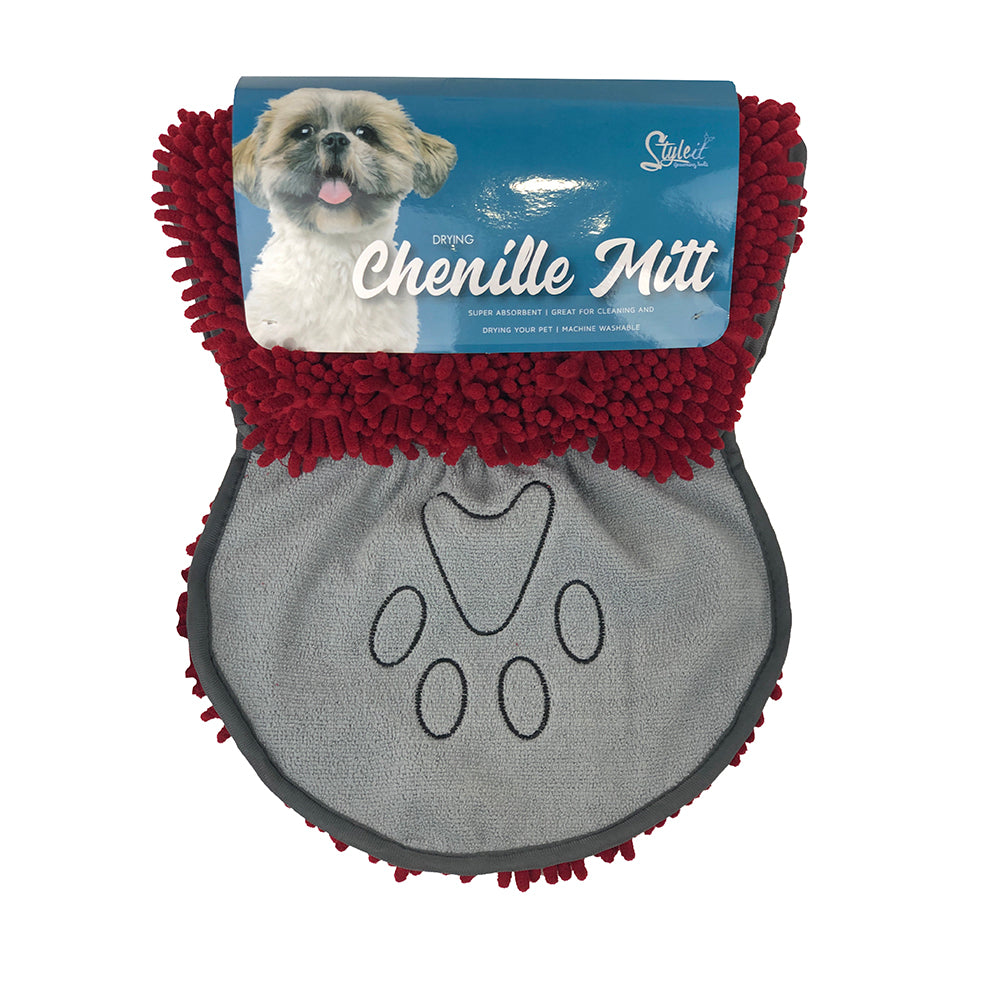 Styleit Dog Mitt Chenille