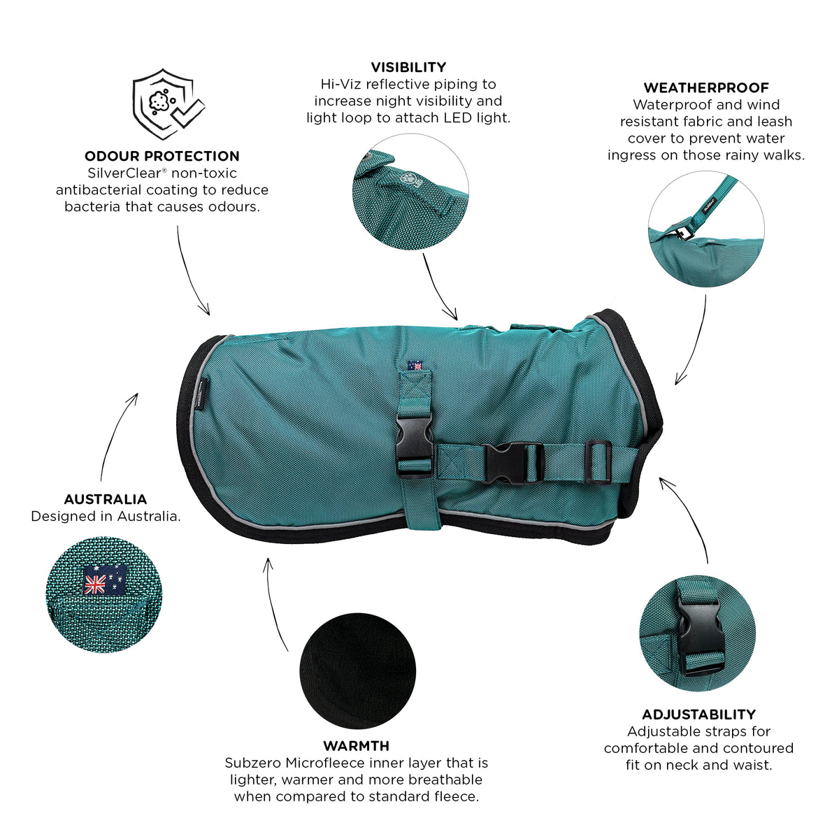 Dog Coat Huskimo Summit Pro 52cm Ningaloo