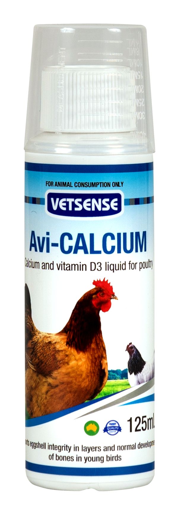 Vetsense Avi-calcium 125ml