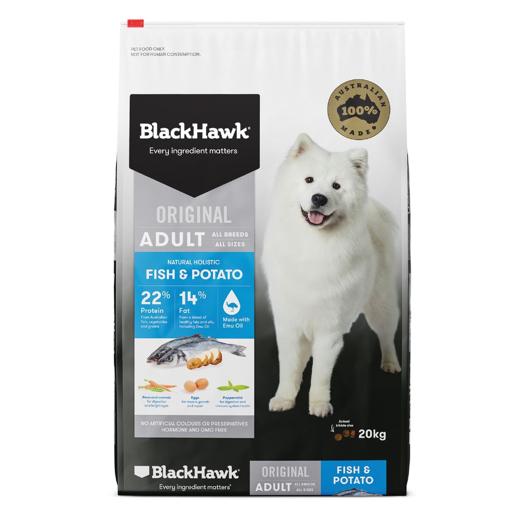 Black Hawk Dog Adult Fish And Potato 10kg