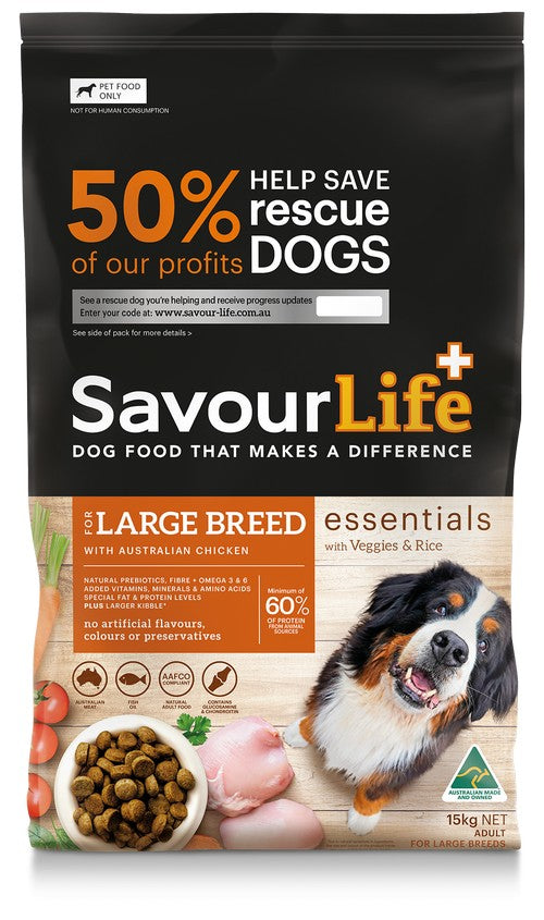 SavourLife Essentials Adult Large Breed Chicken 15kg