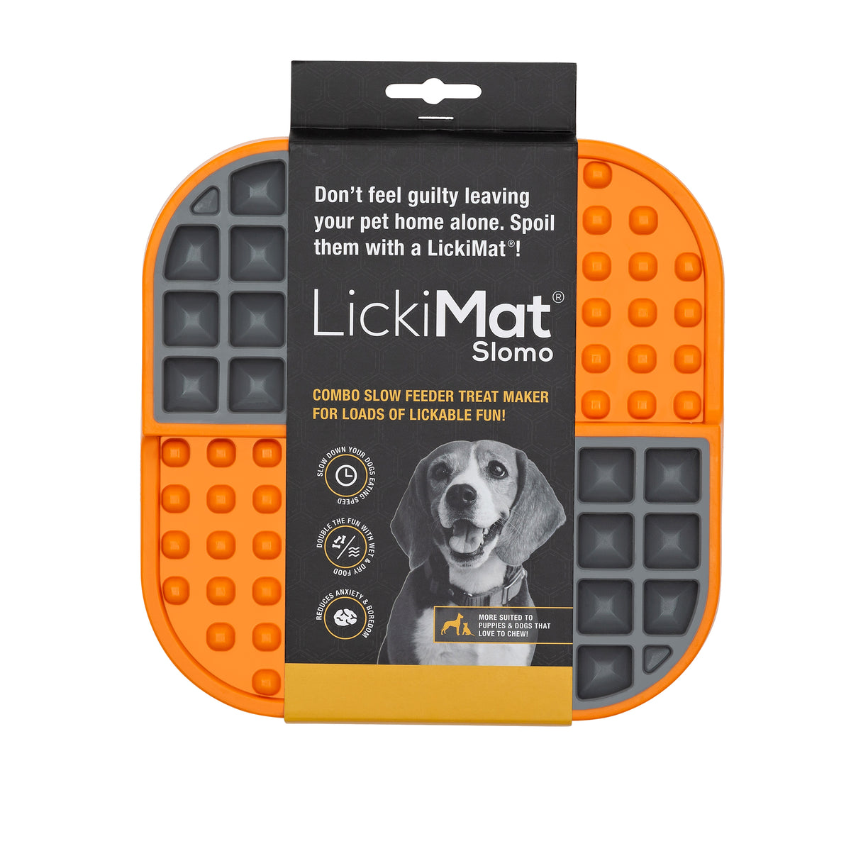 Dog Toy Lickimat Slomo Orange