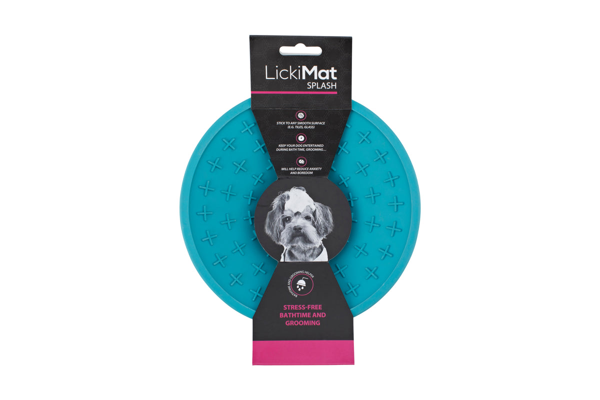 Dog Toy Lickimat Splash Turquoise