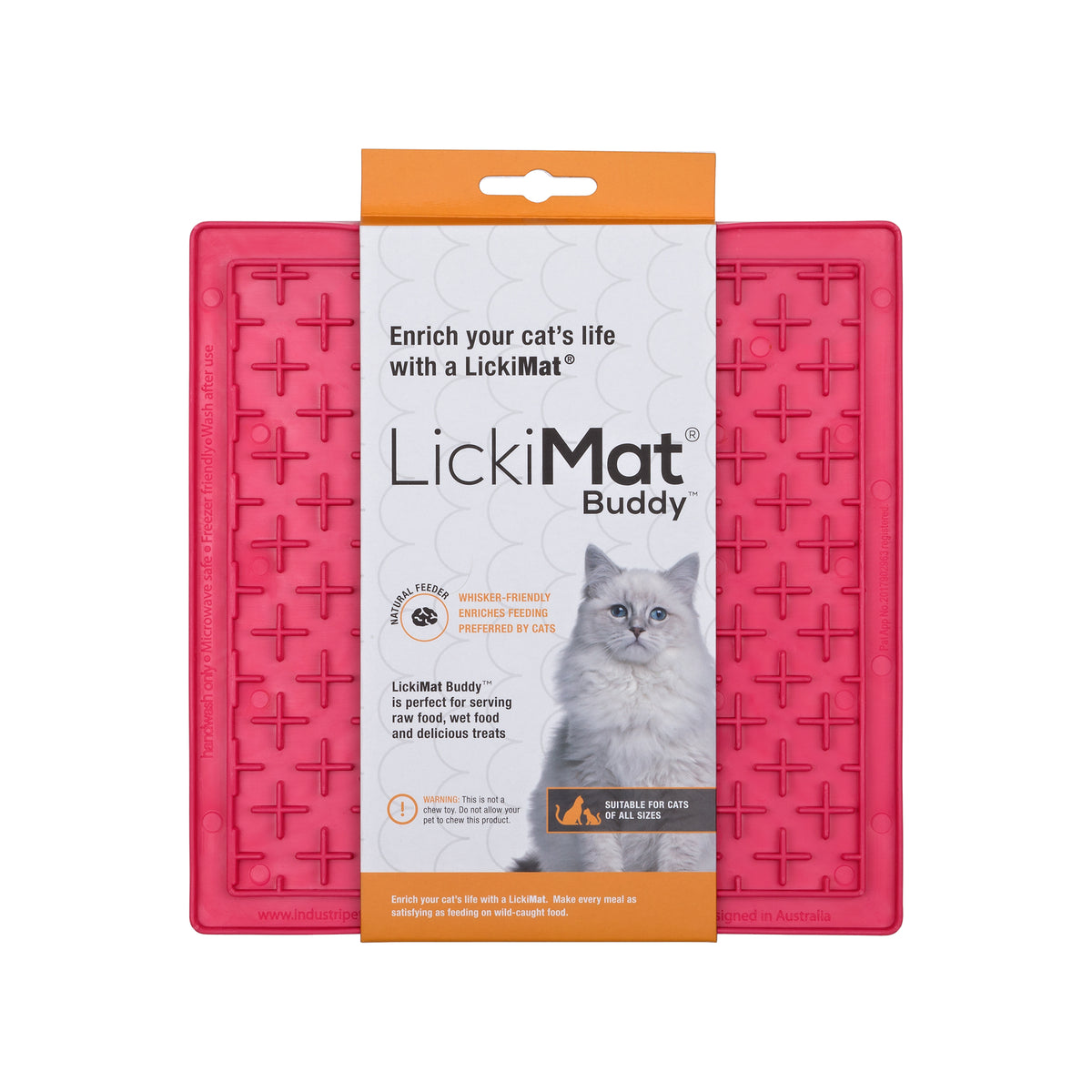 Cat Toy Lickimat Cat Buddy Pink