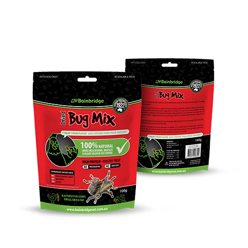 Dried Meal Worms & Bugs 100gm