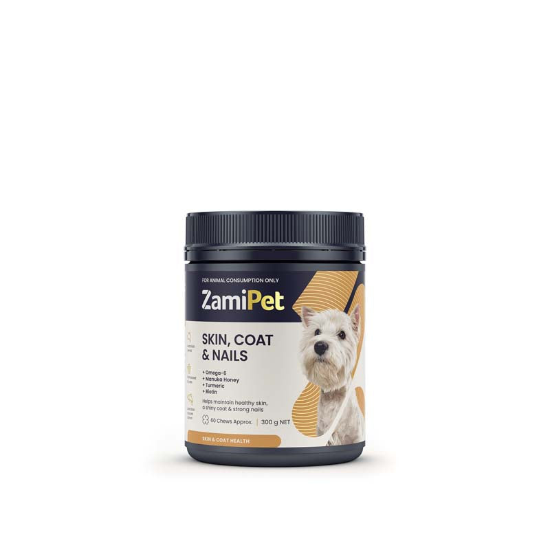 Zamipet Dog Skin Coat And Nails 300g 60 Chews
