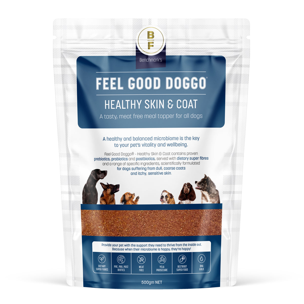 Feel Good Doggo Skin and Coat 500gm