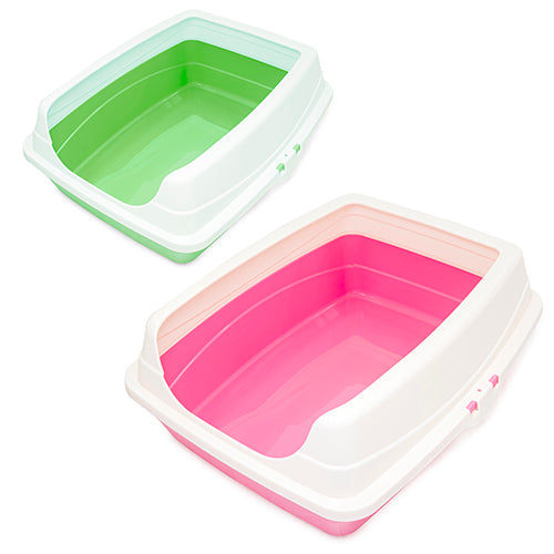 Cat Litter Tray/box With Removable Rim