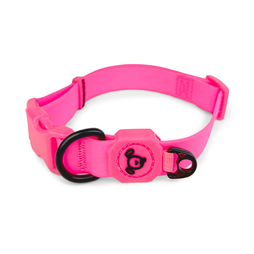 Dog Collar Waterproof - Large 45-68cm - Hot Pink