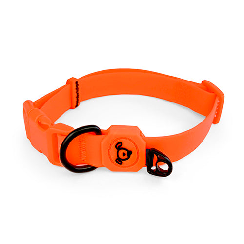Dog Collar Waterproof - Large 45-68cm - Bright Orange