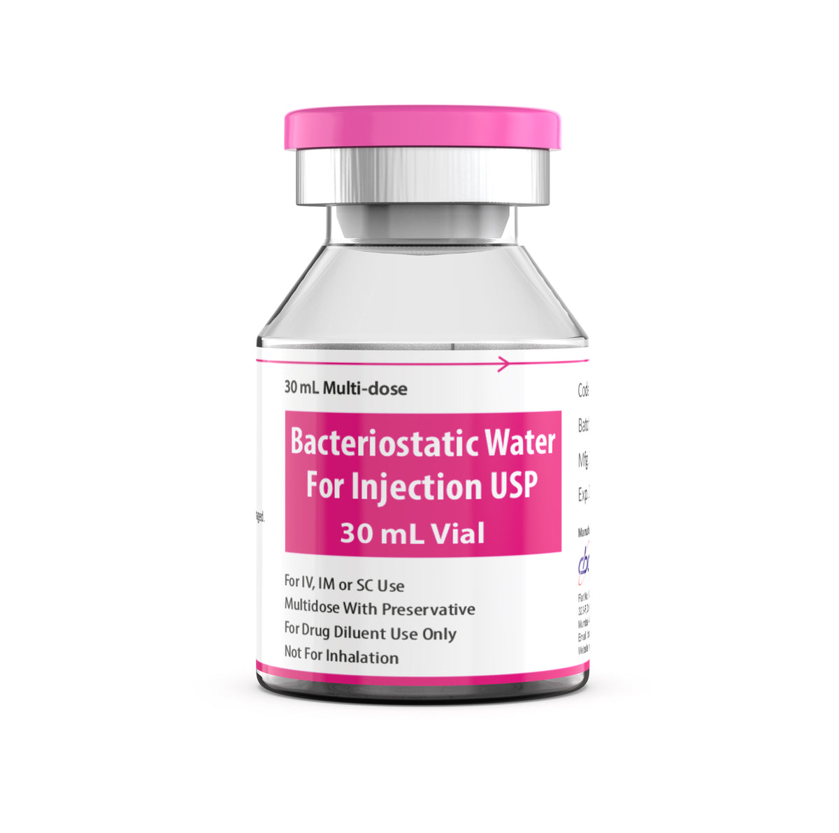 Bacteriostatic Water 30ml