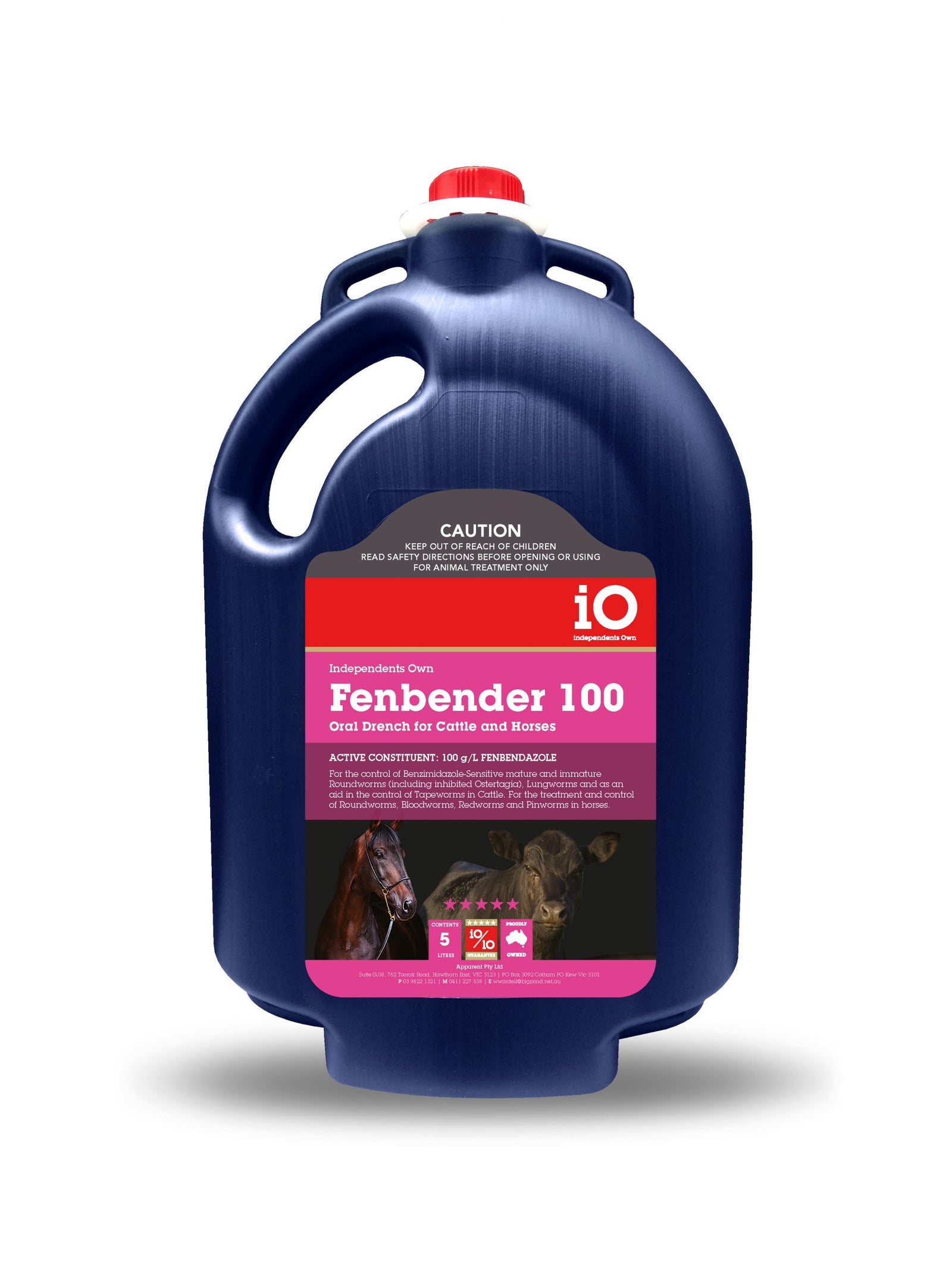 iO Fenbender 100 Fenbendazole 5L