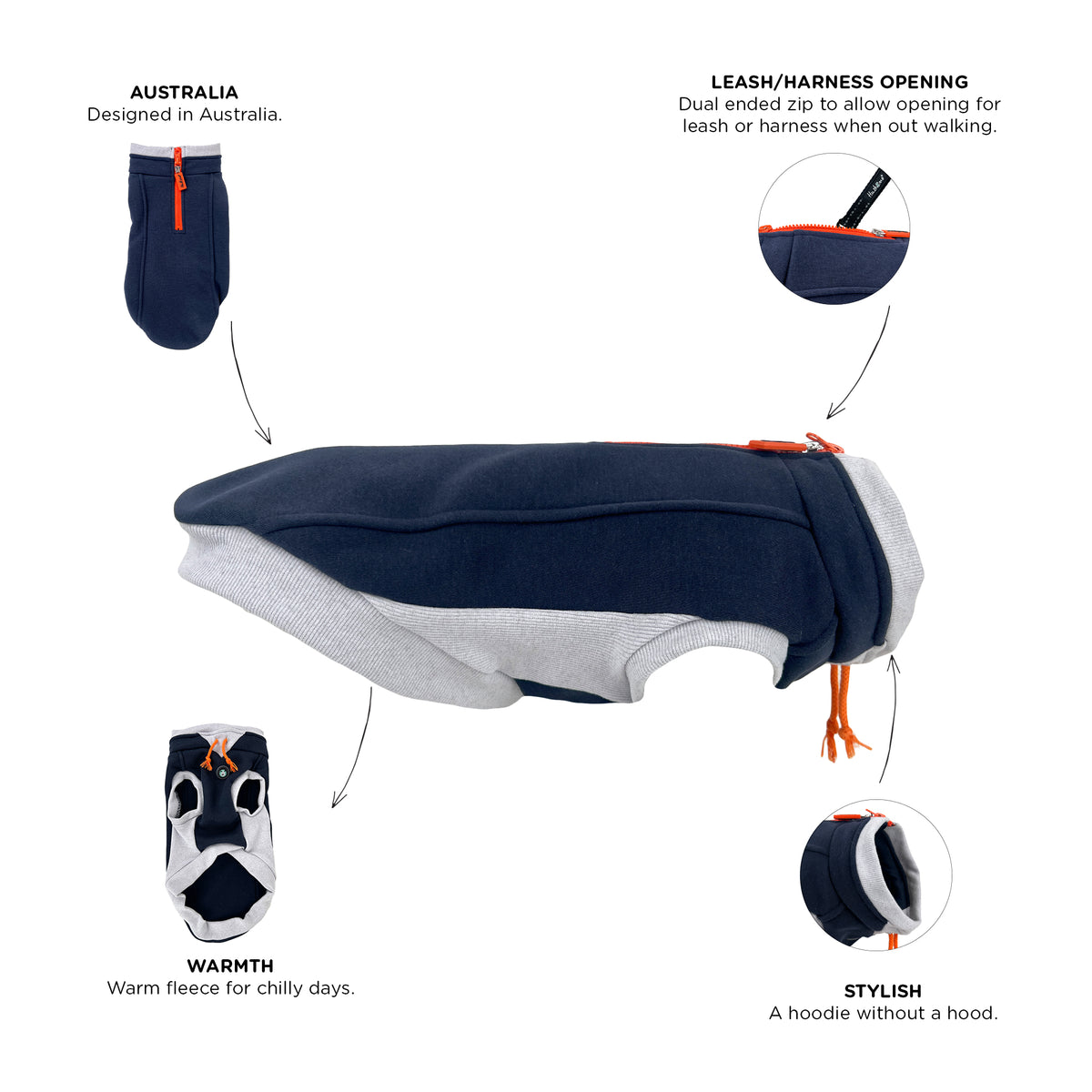 Huskimo Joodie French Navy 27cm